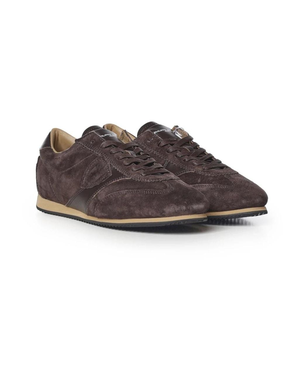 Philippe Model Brown Sneakers for men