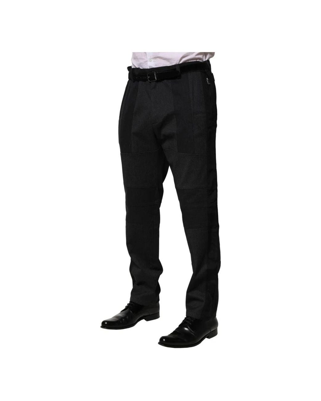 Dolce & Gabbana Black Suit Trousers for men