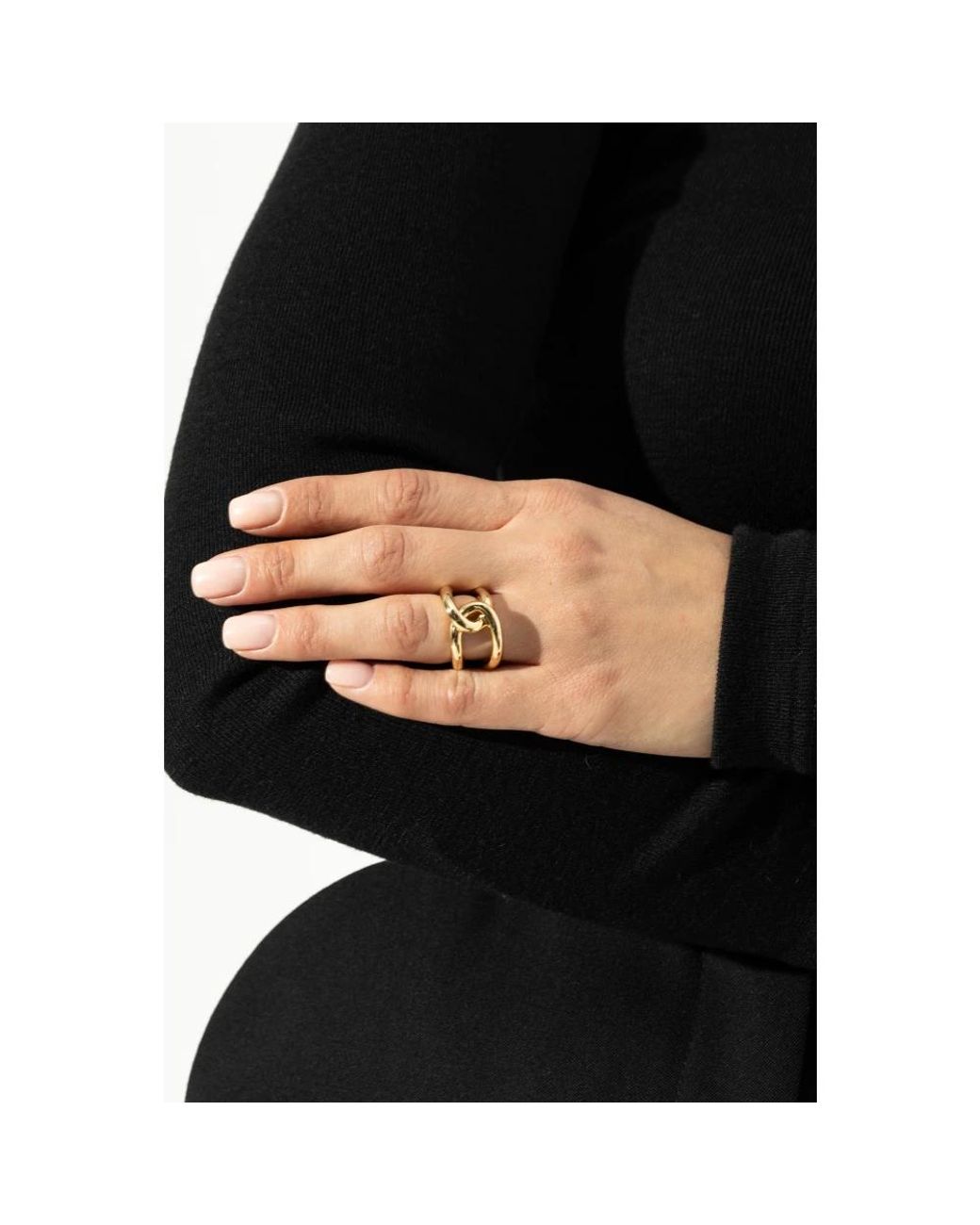 Rings LIE STUDIO en coloris Metallic