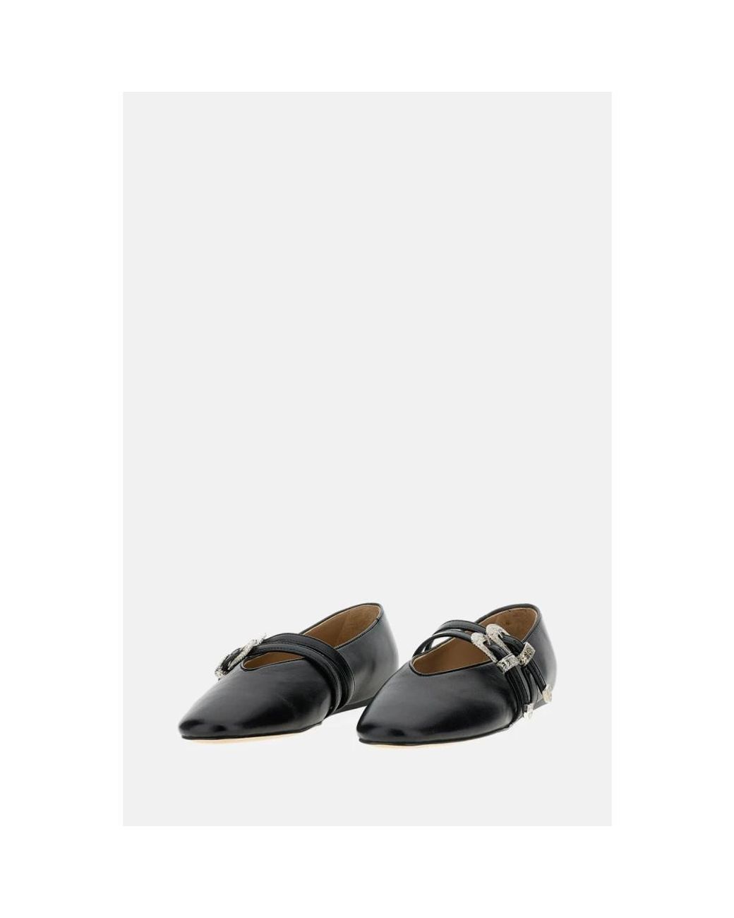 Le Monde Beryl Black Ballerina Shoes