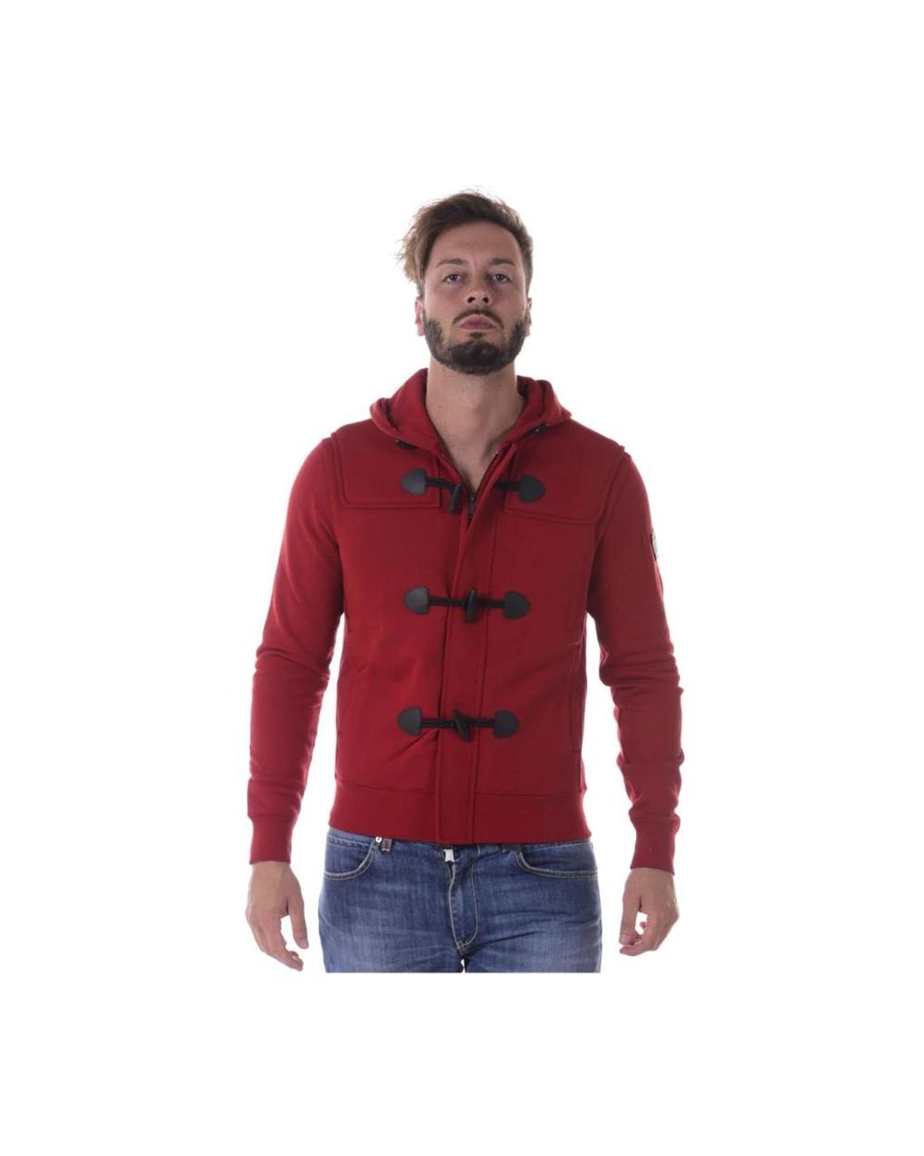 Armani Jeans Red Zip-Throughs for men