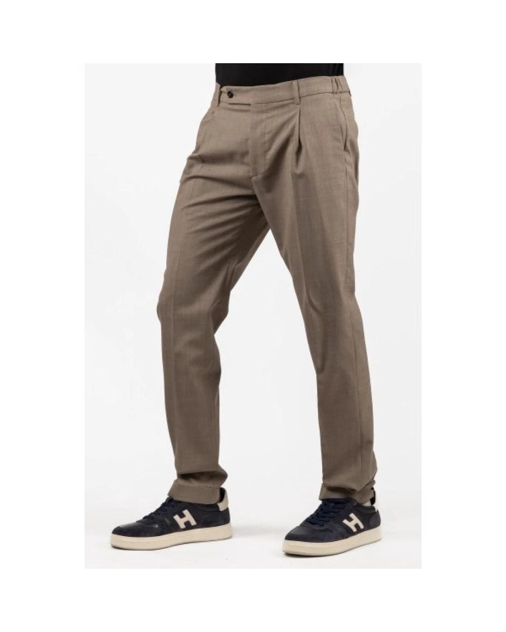 Berwich Brown Suit Trousers for men