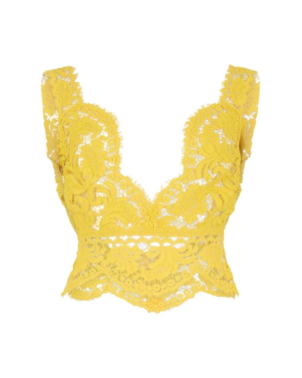 DSquared² Yellow Sleeveless Tops