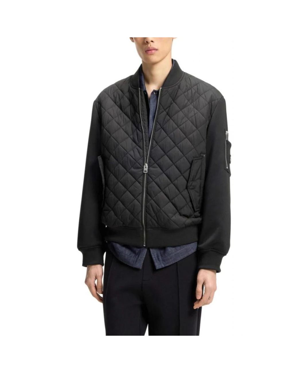 Bomber Jackets HUGO de hombre de color Black