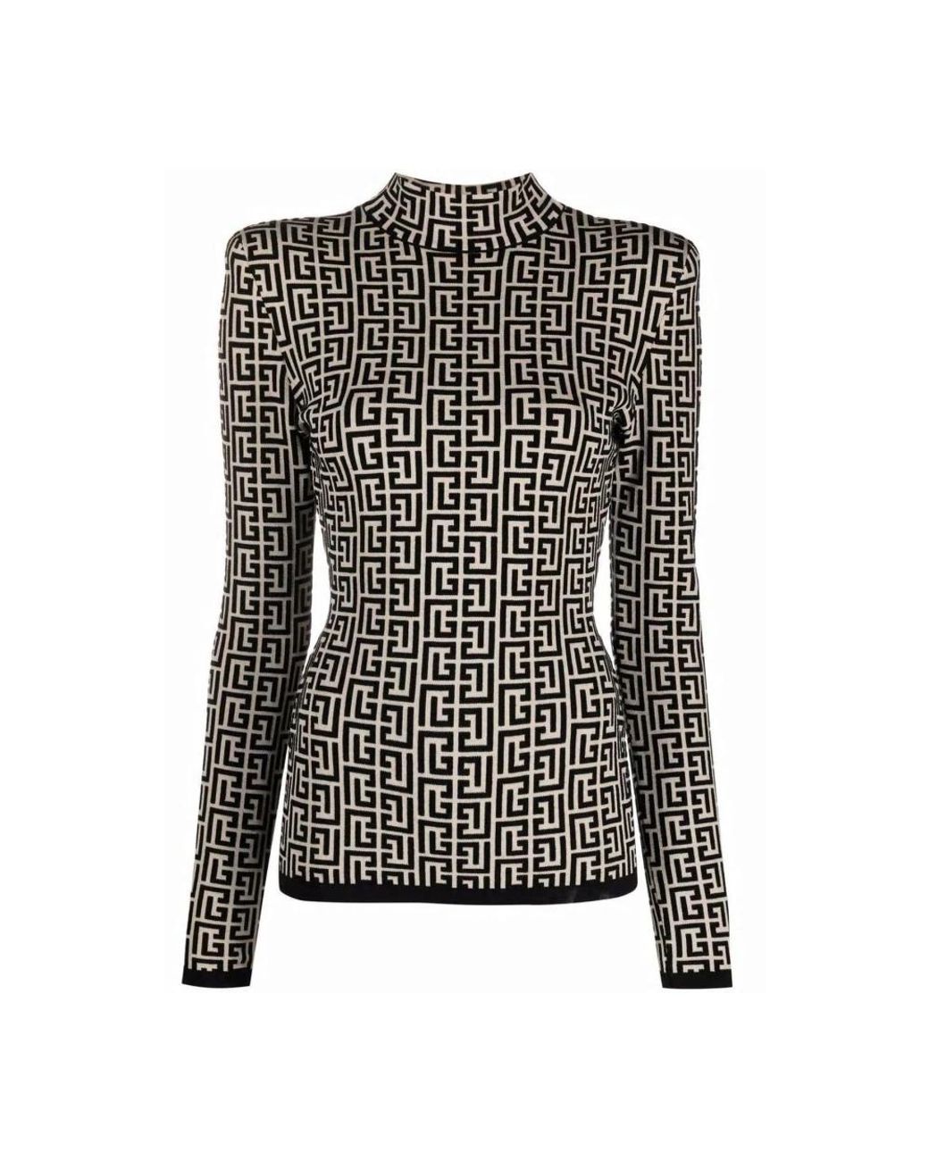 Balmain Black Turtlenecks