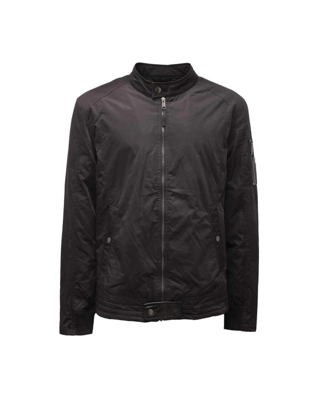 Guess Jassen ,Zwart ,Polyester Los Angeles Jacket in het Black voor heren