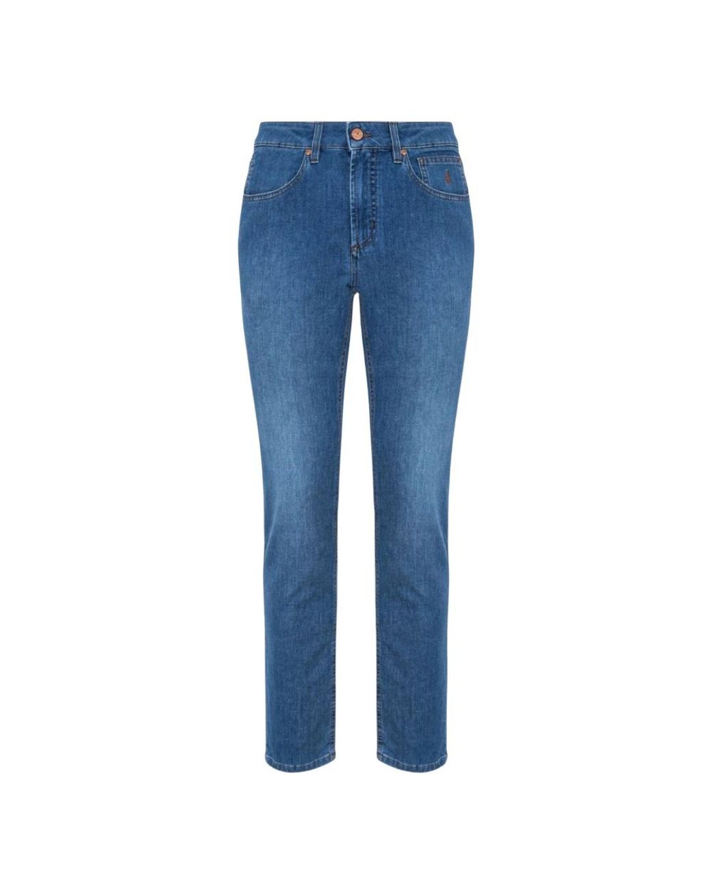 Jeckerson Blue Slim Fit Jeans for men