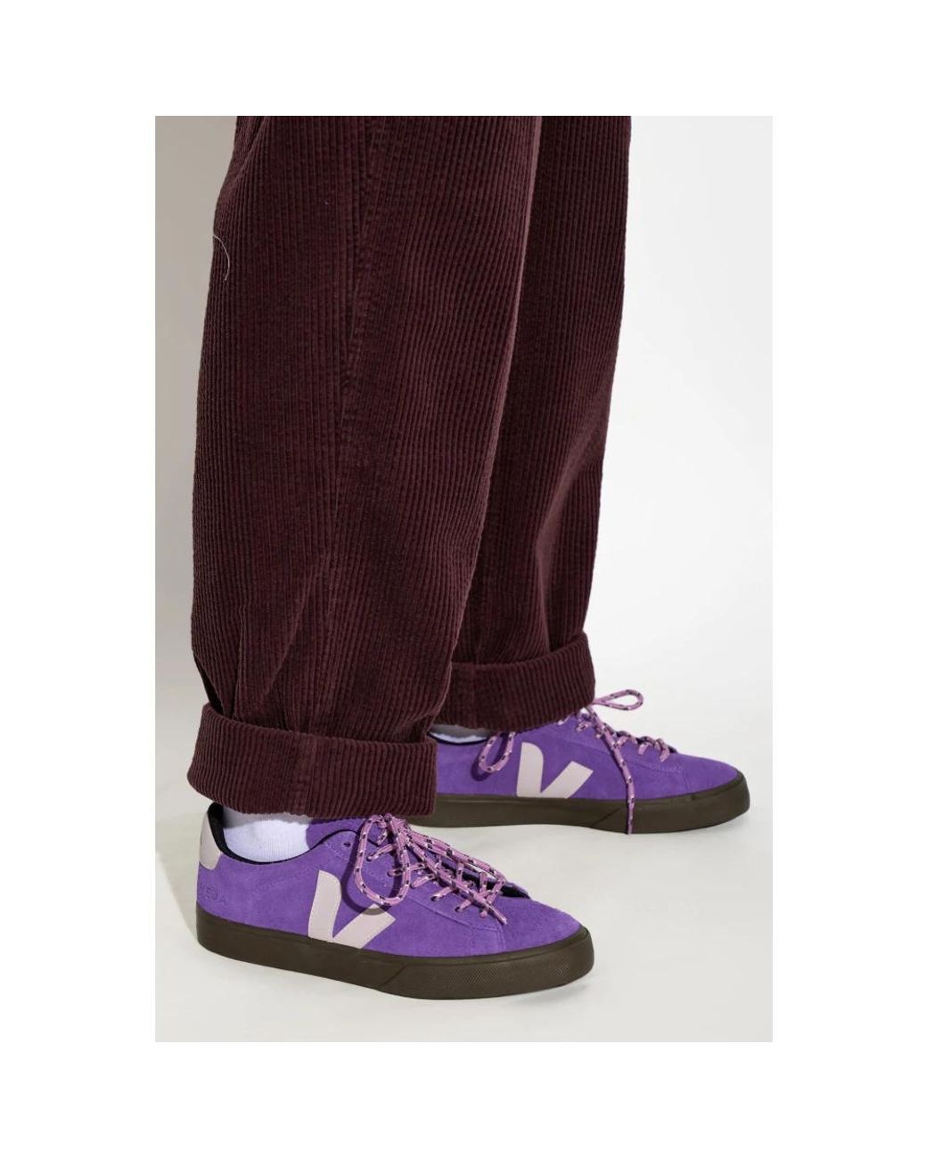 Veja Purple "Campo" Sports Shoes