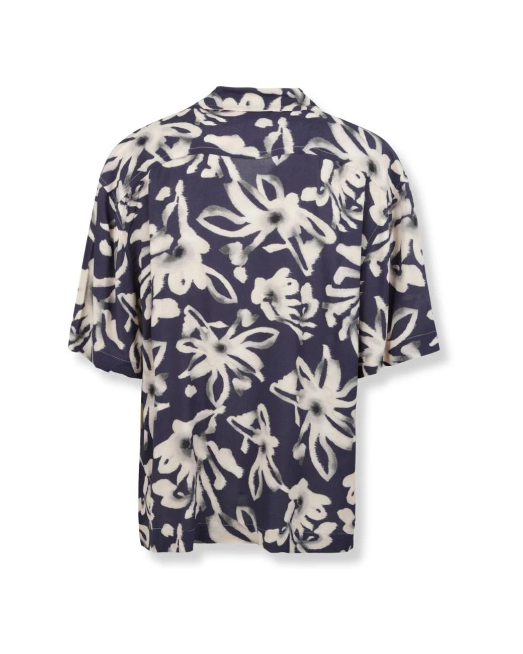Laneus Black Short Sleeve Shirts for men