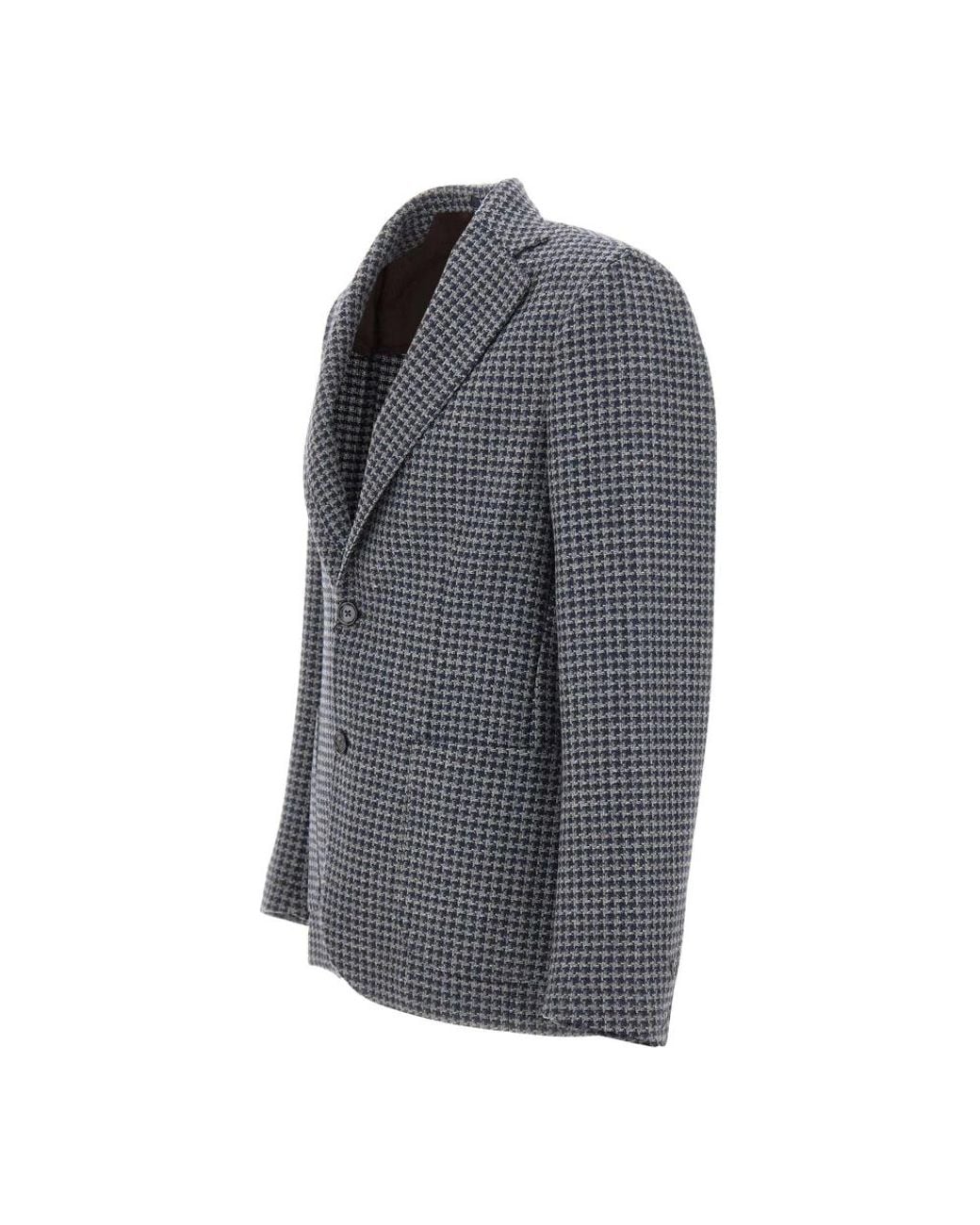 Barba Napoli Gray Blazers for men