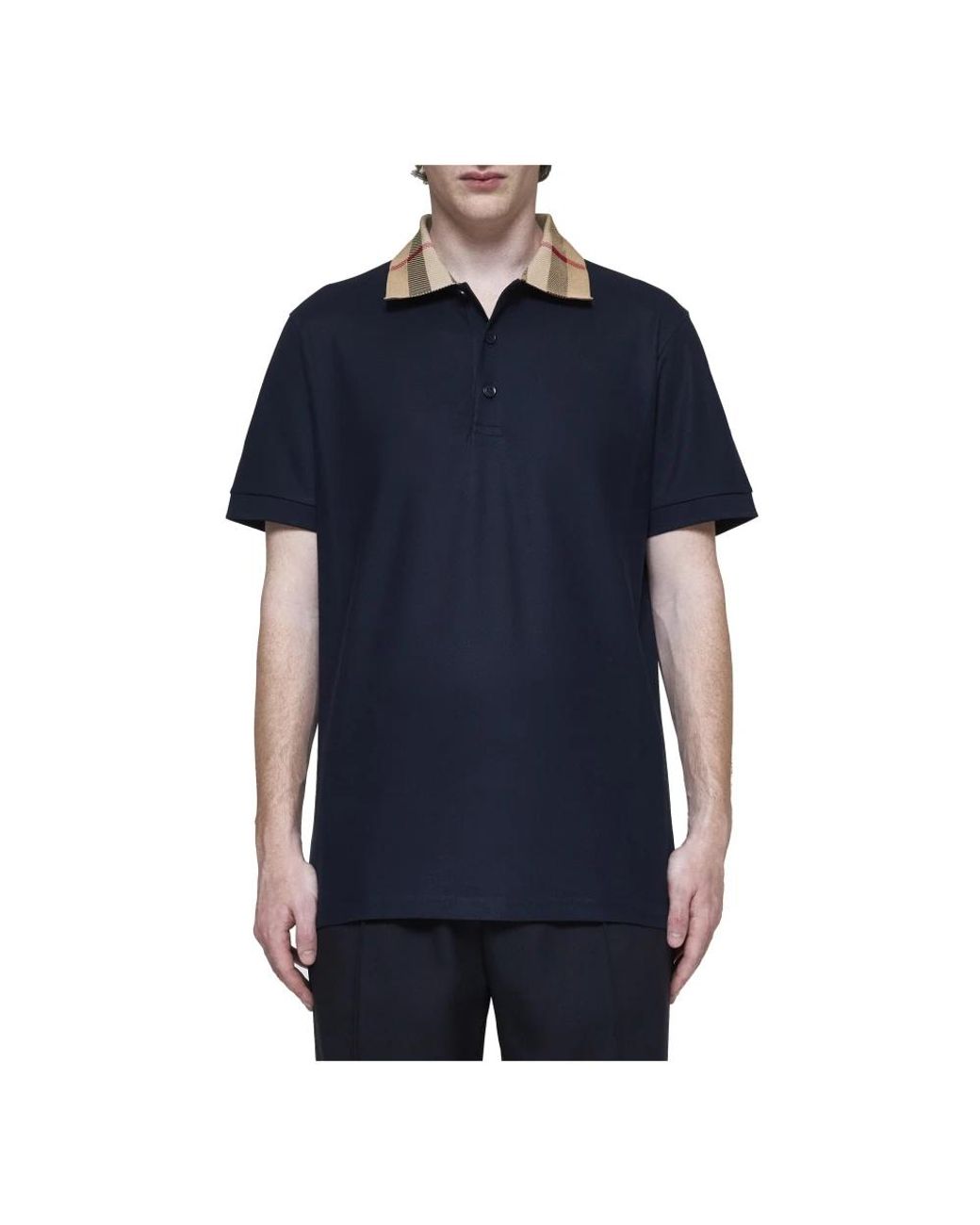 Burberry Blue Polo Shirts for men