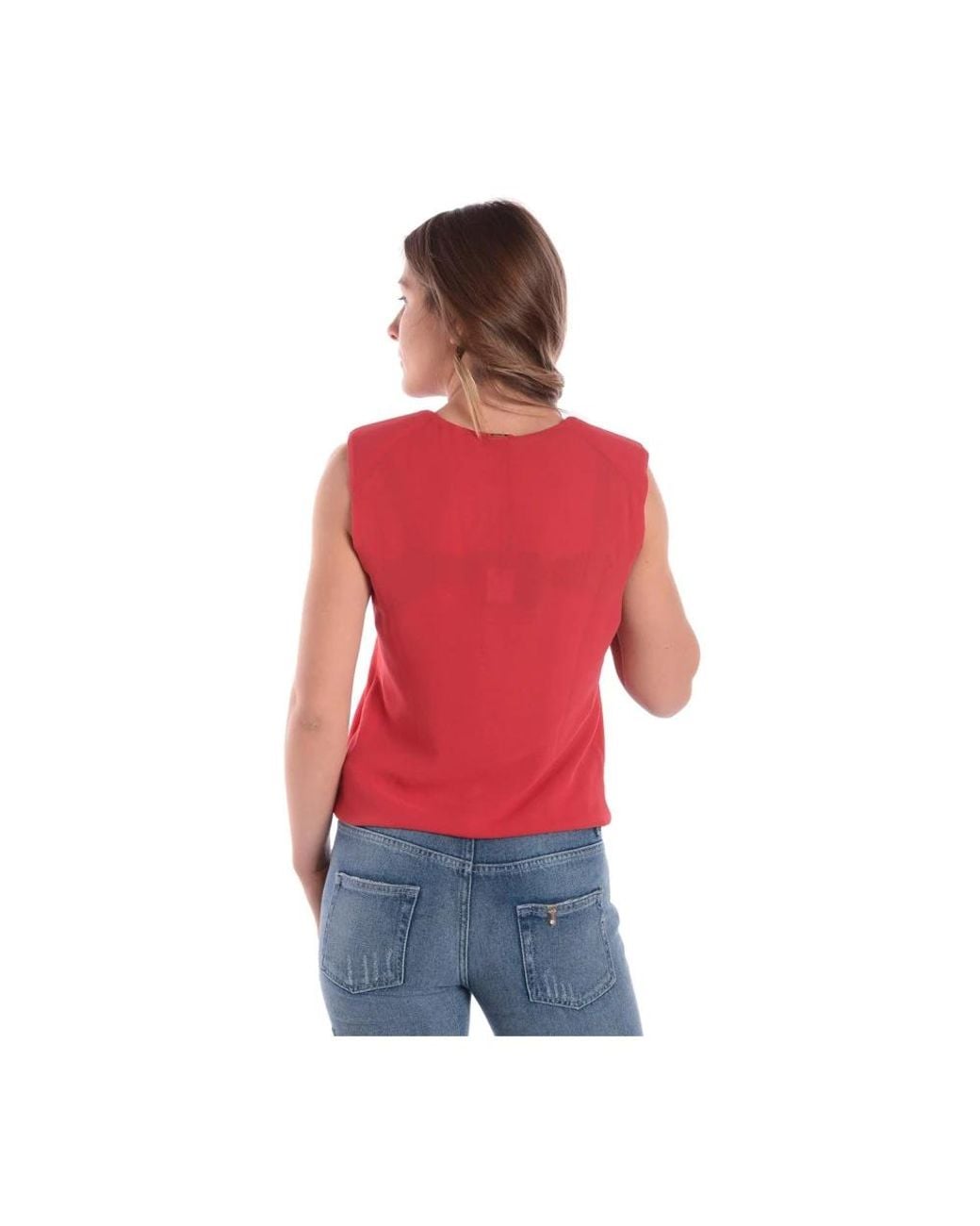 Sleeveless Tops Liu Jo de color Red