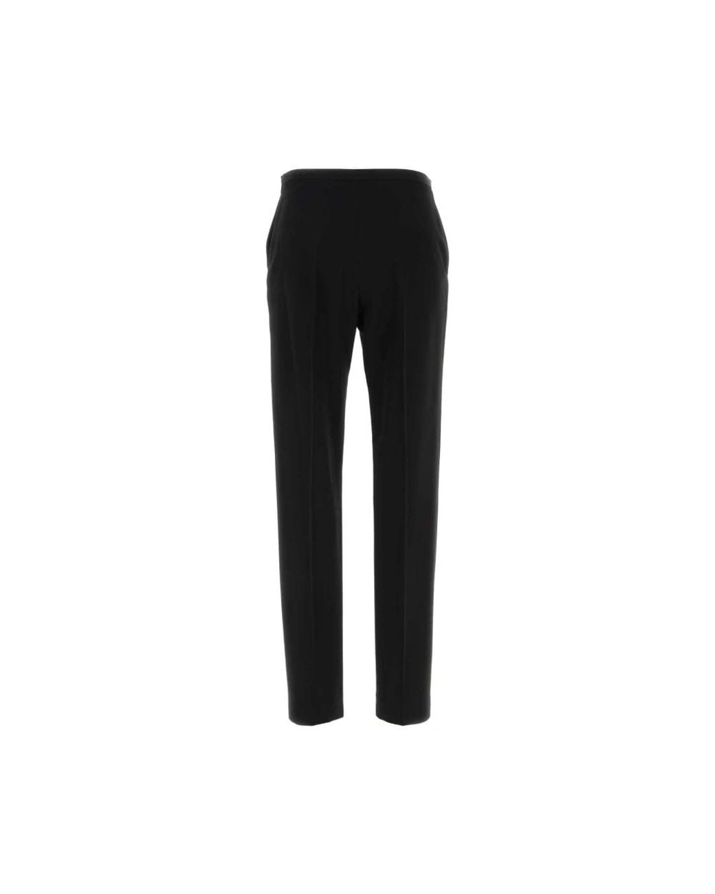 The Row Black Slim-Fit Trousers