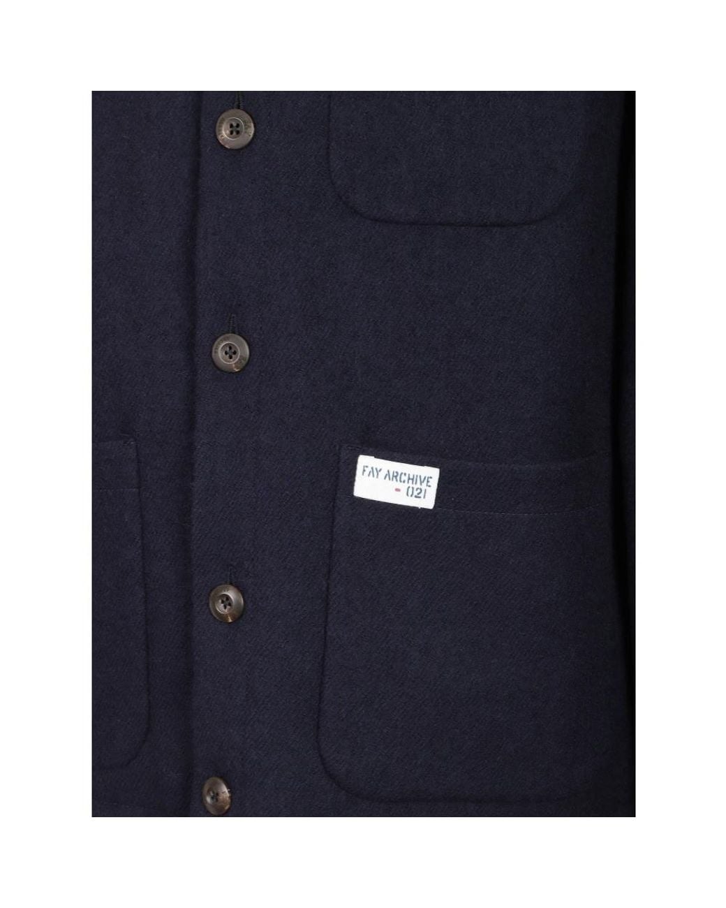Light Jackets Fay de hombre de color Blue