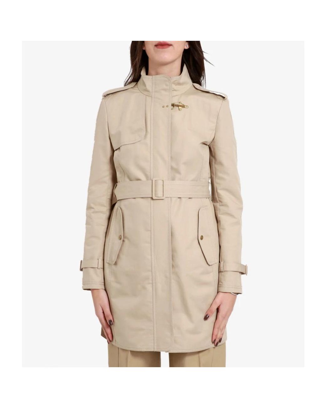 Trench Coats Fay de color Natural