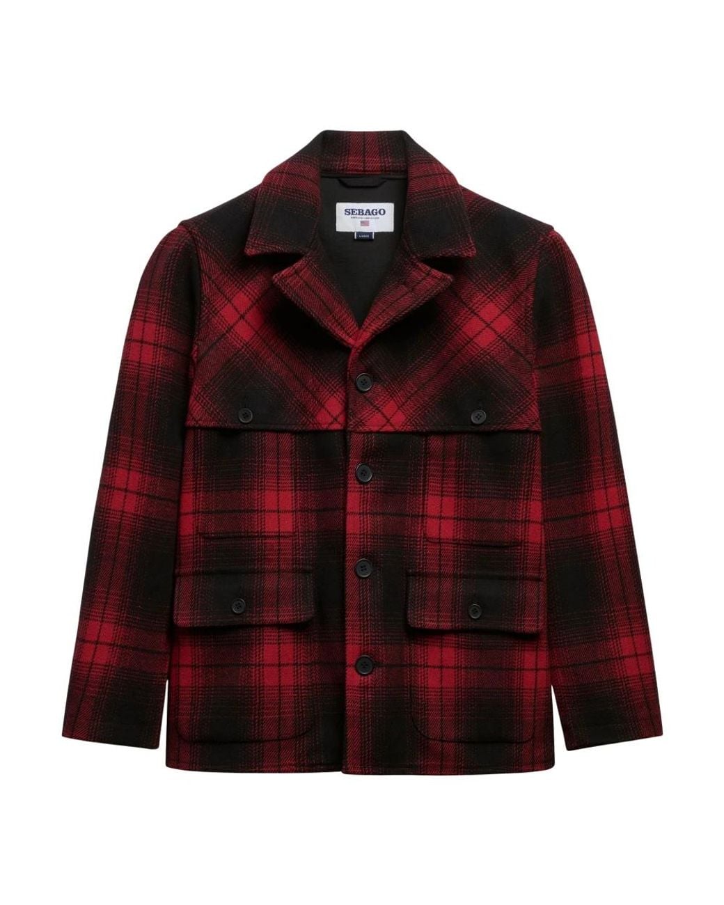 Light Jackets Sebago de hombre de color Red