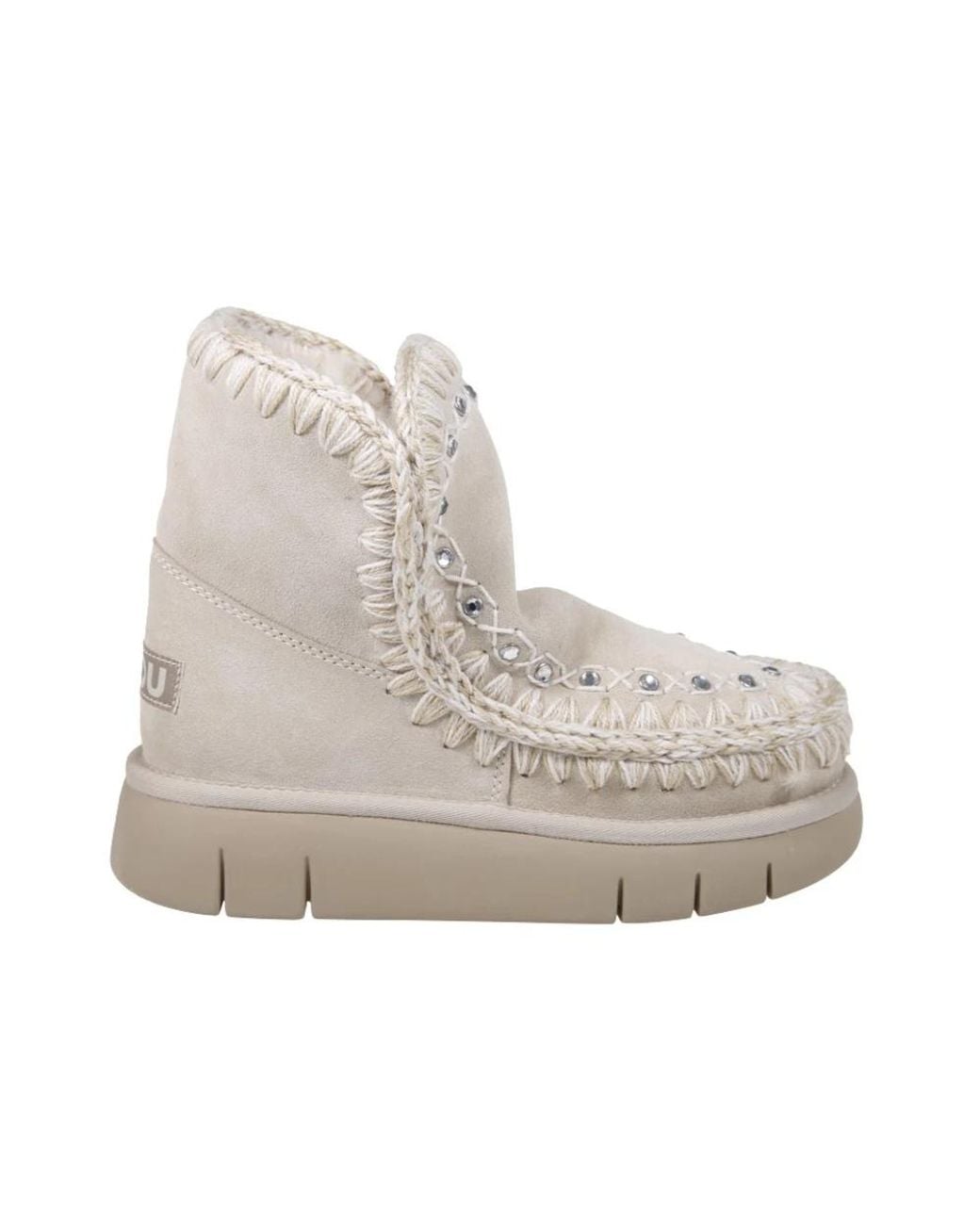 Mou Gray Ankle Boots