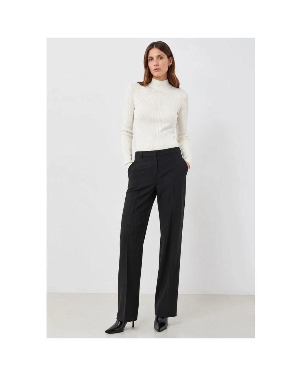 Sportmax Black Wide Trousers