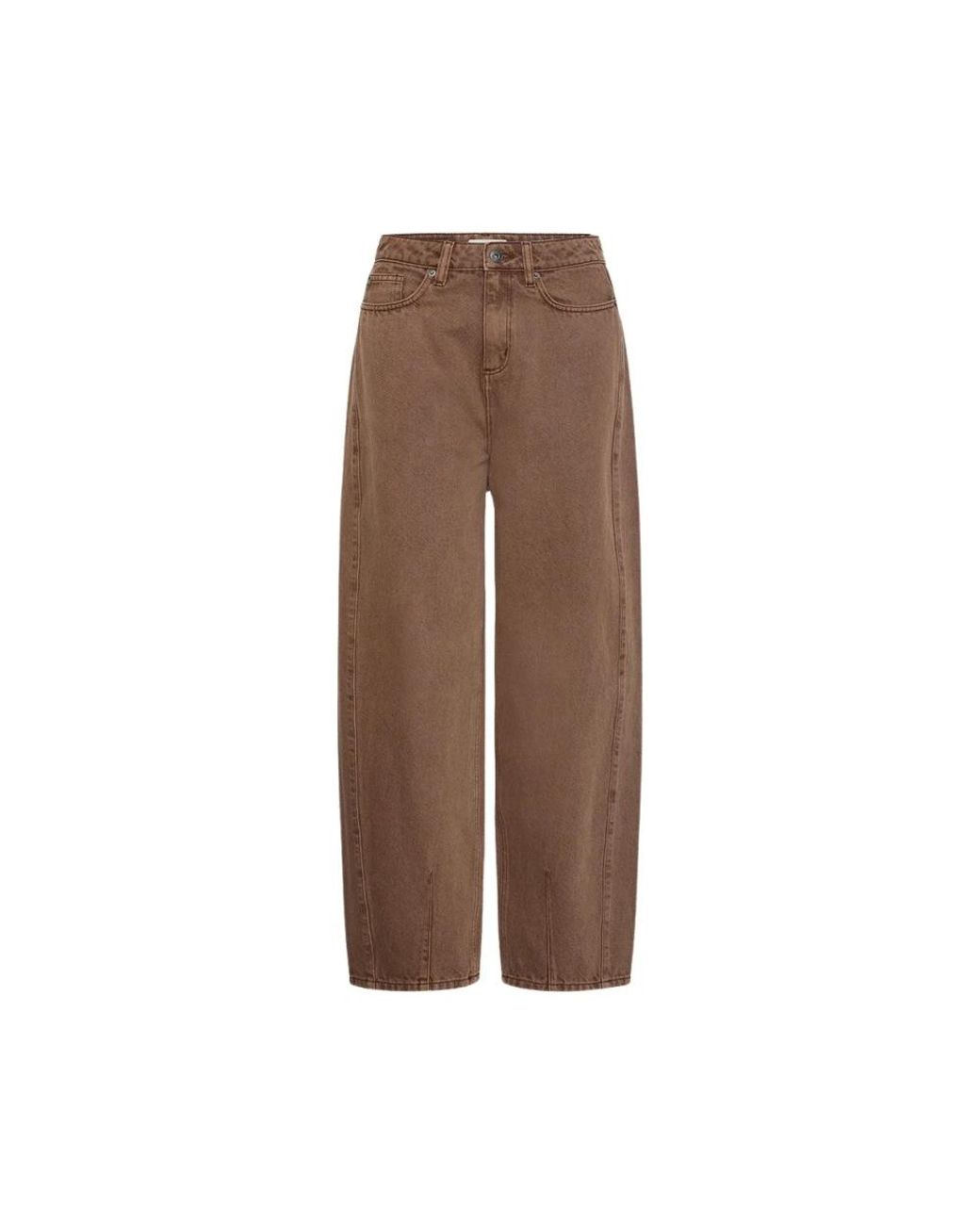 Ichi Blich Barrel Jeans in het Brown