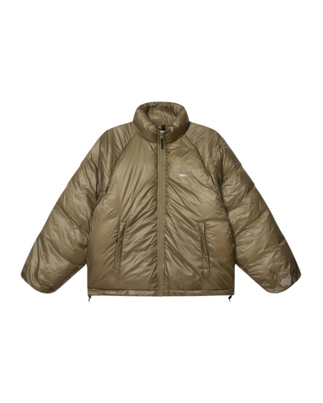 Obey Green Winter Jackets for men