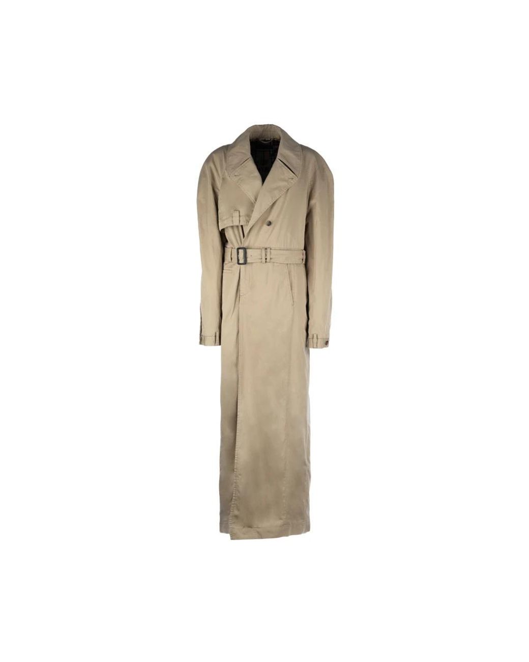 Balenciaga Natural Trench Coats