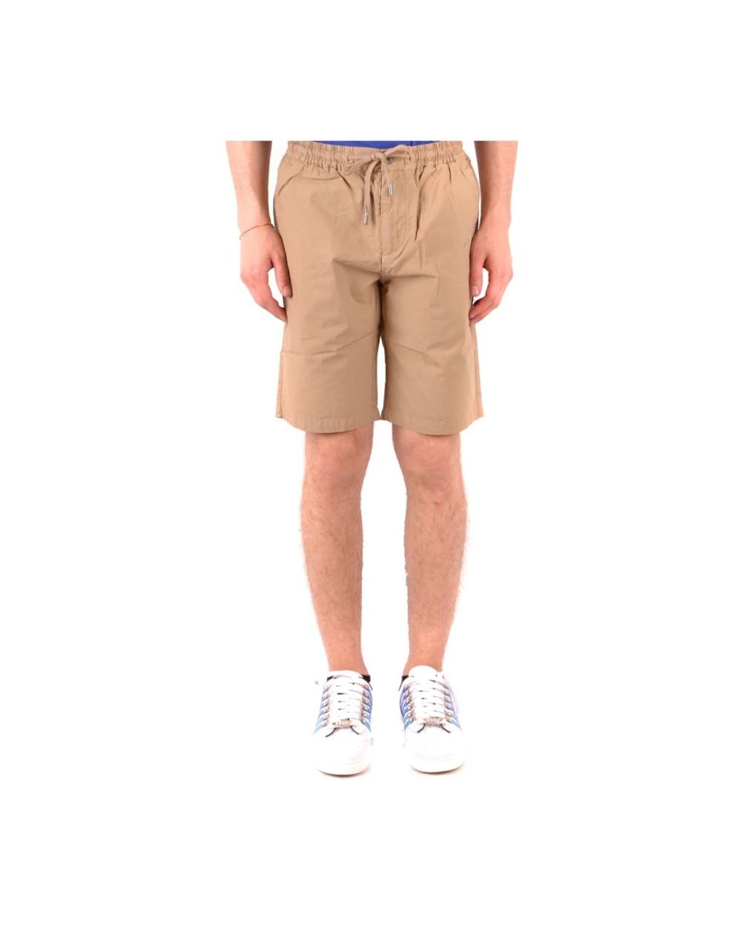 Woolrich Natural Casual Shorts for men