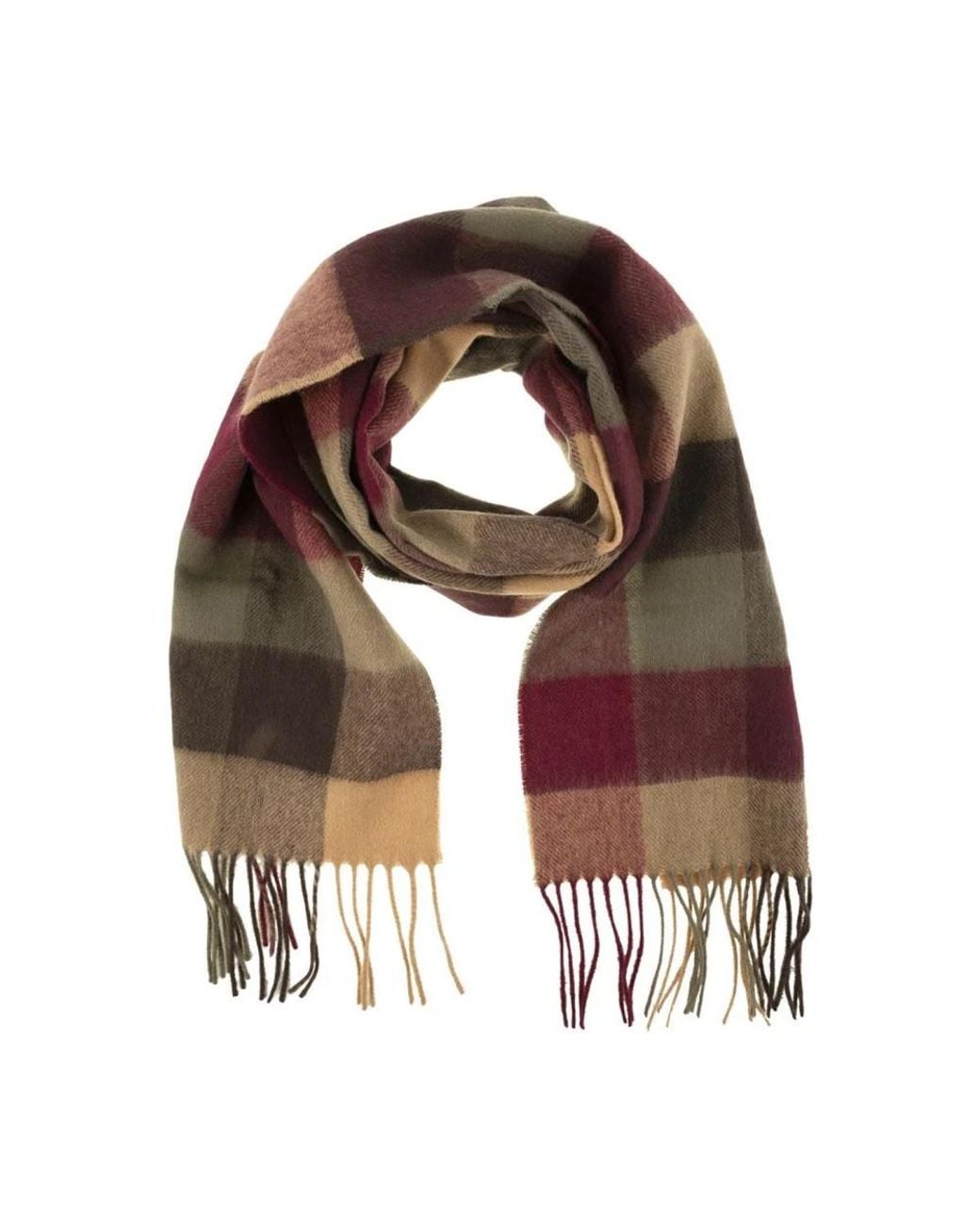 Barbour Brown Winter Scarves for men
