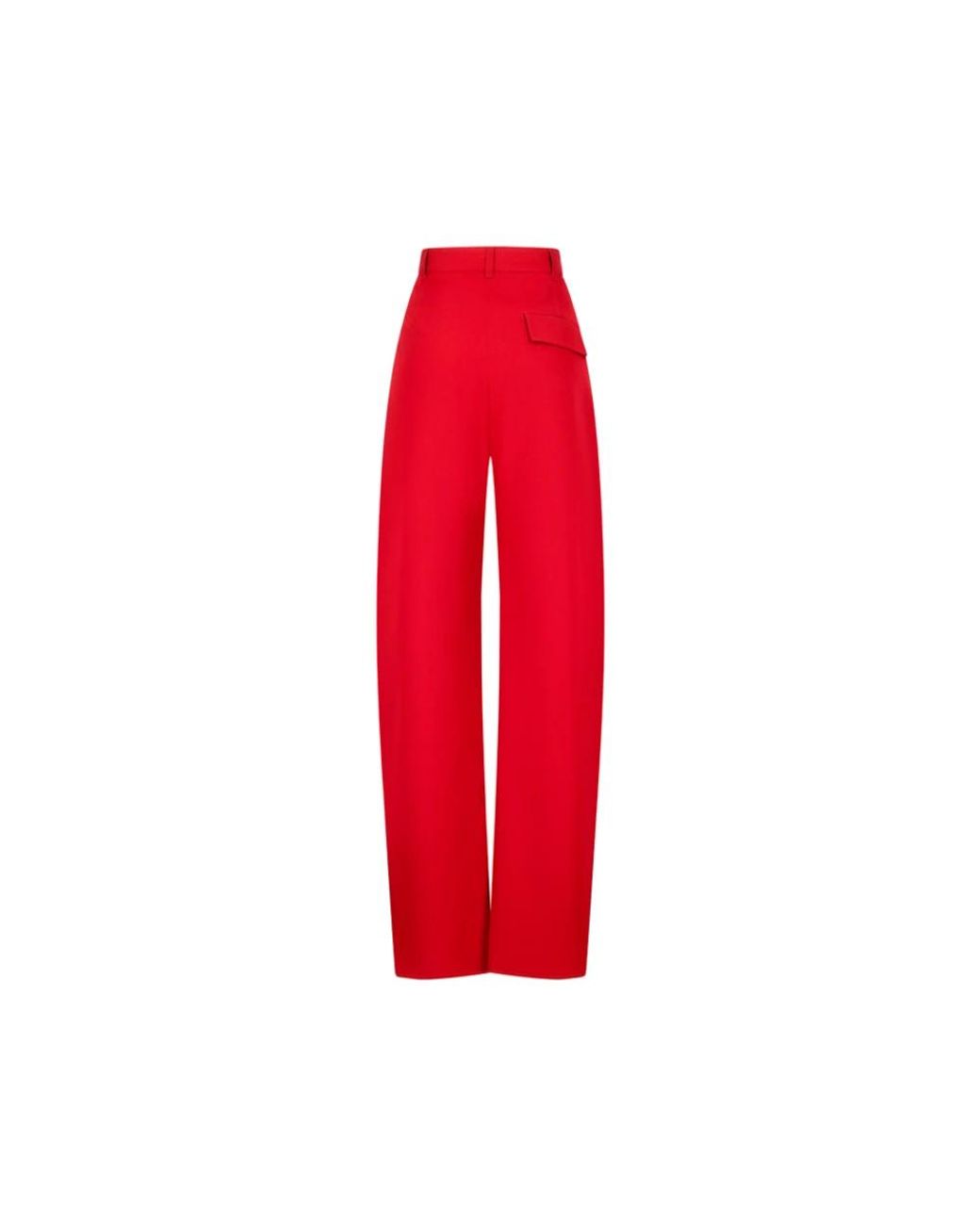 Bottega Veneta Red Straight Trousers