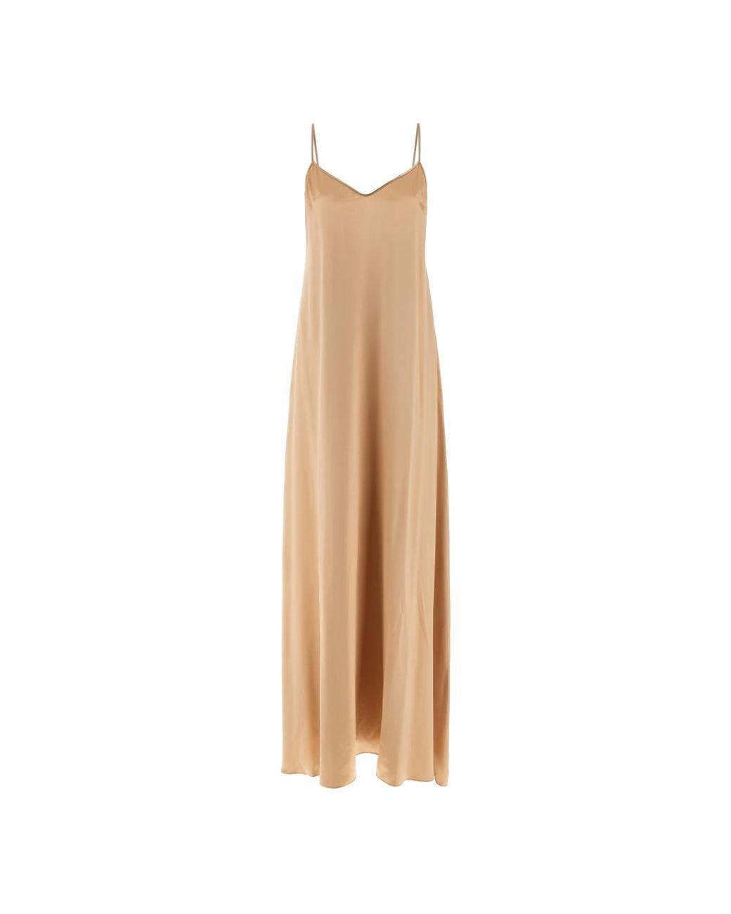 Ferragamo Natural Maxi Dresses