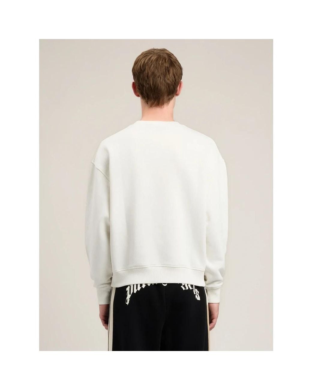 Palm Angels White Sweatshirts for men