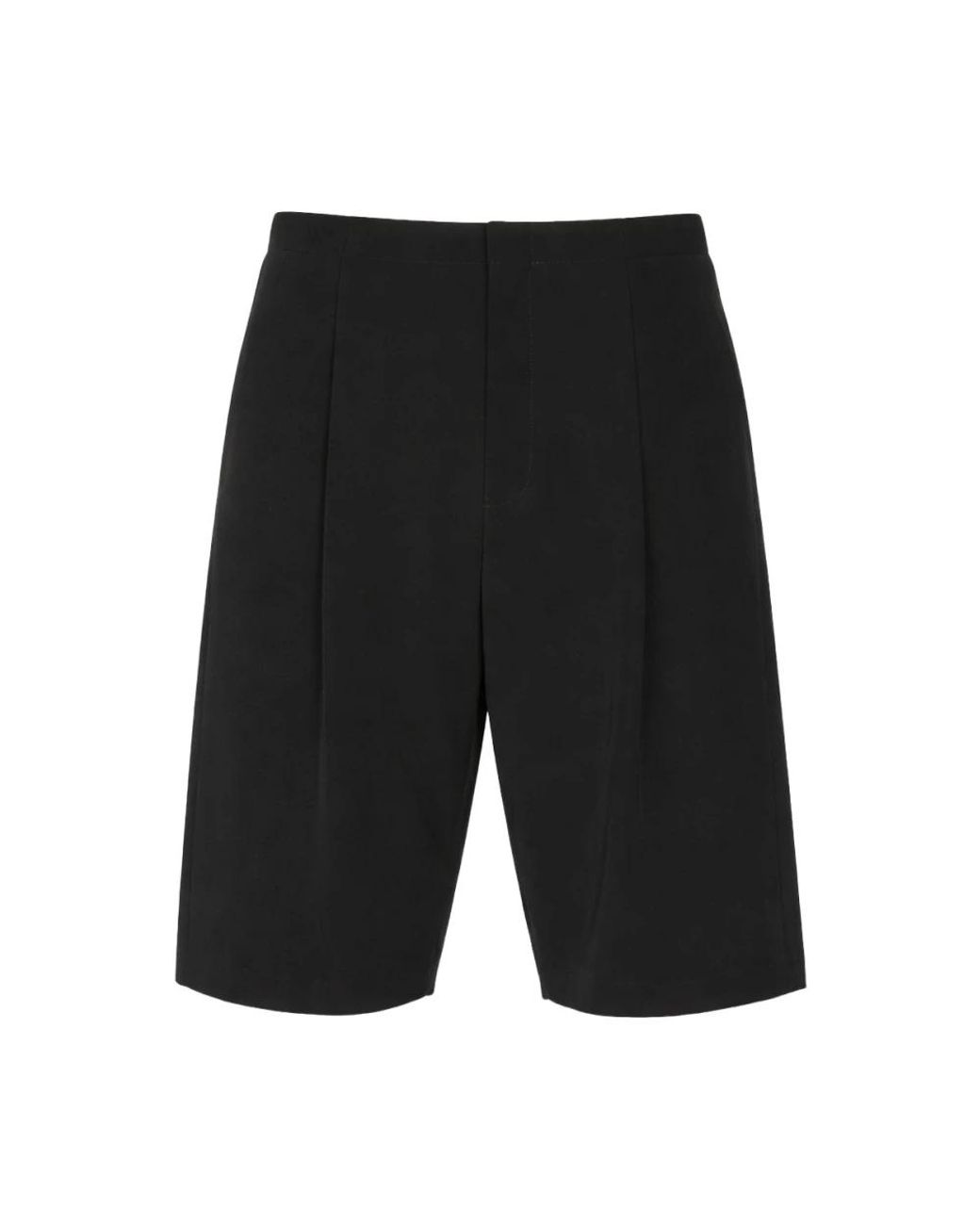 The Row Sayed Wool Shorts in het Black voor heren
