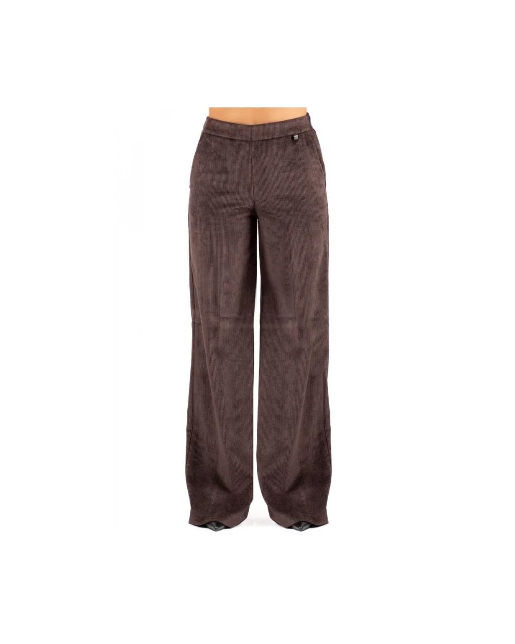 Luckylù Brown Wide Trousers