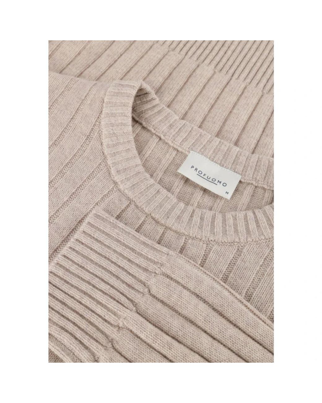 Profuomo Brown Round-Neck Knitwear for men