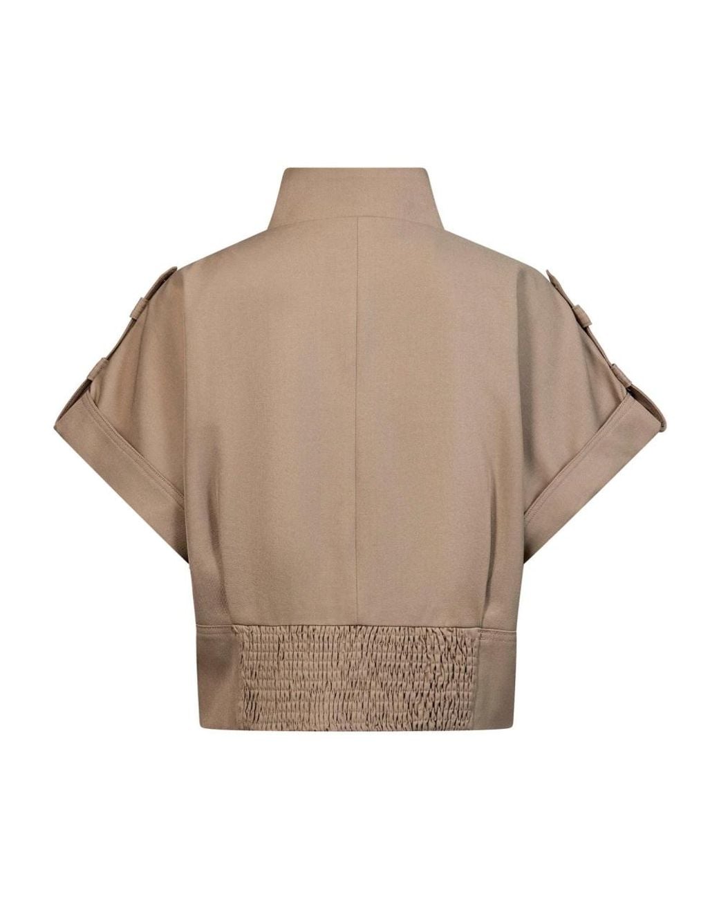 Vests co'couture de color Natural