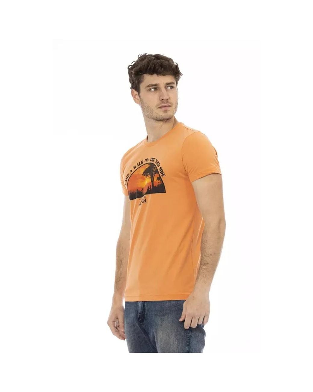 Trussardi Orange T-Shirts for men