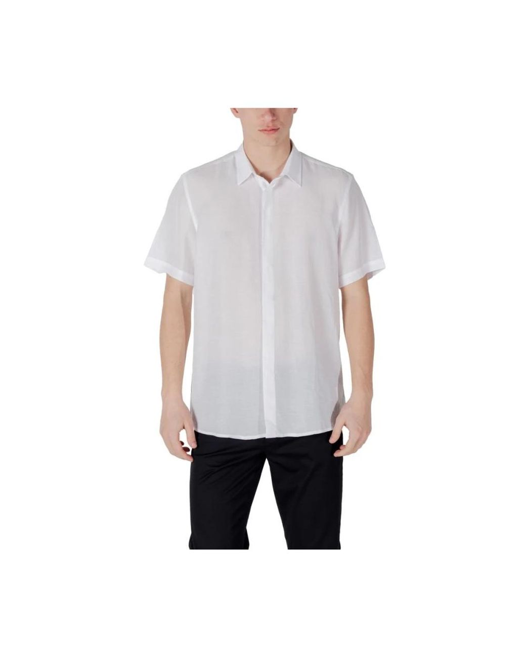 Antony Morato Gray Short Sleeve Shirts for men