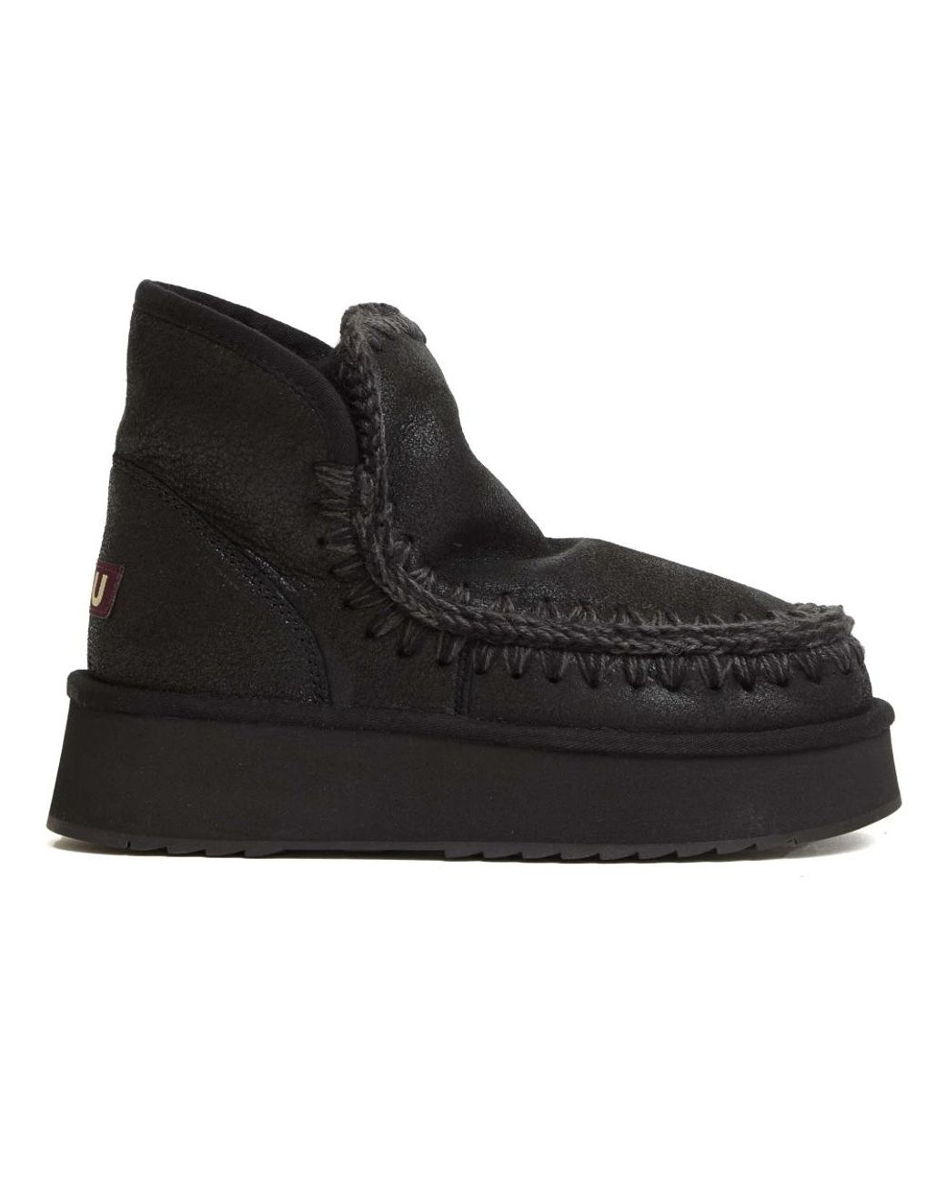 Mou Mini Eskimo Platform Boot in het Black