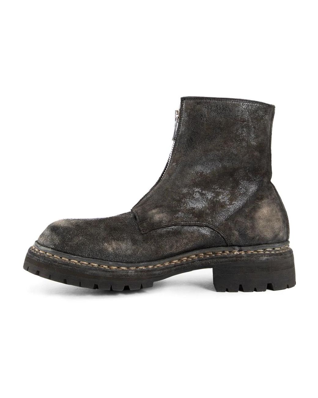 Guidi Black Ankle Boots for men
