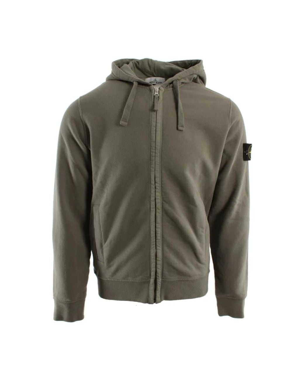 Stone Island Green Zip-Throughs for men