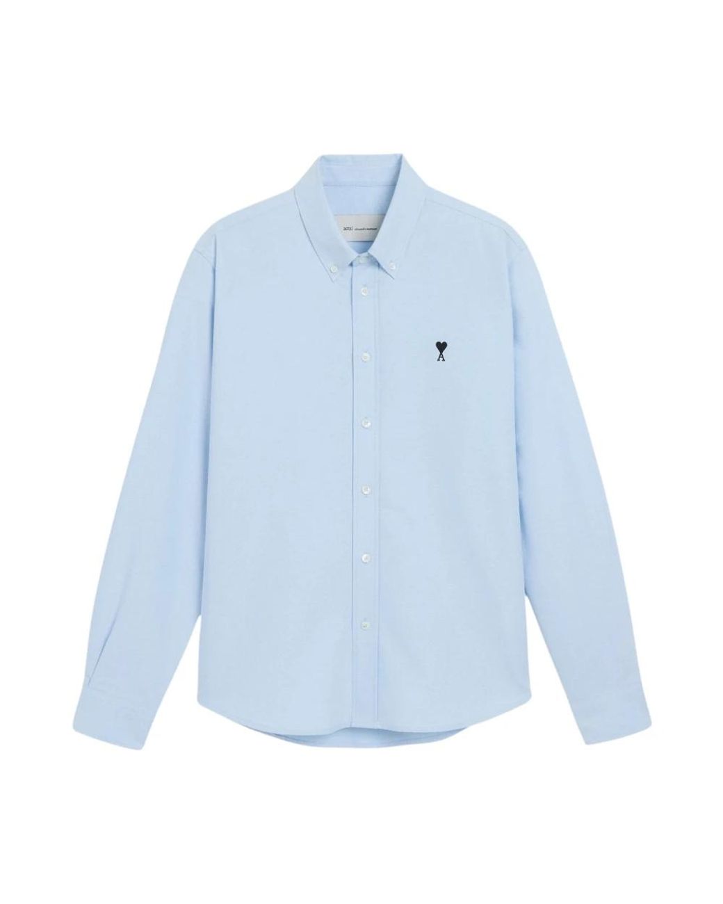 AMI De Coeur Button-Down Shirt in het Blue voor heren