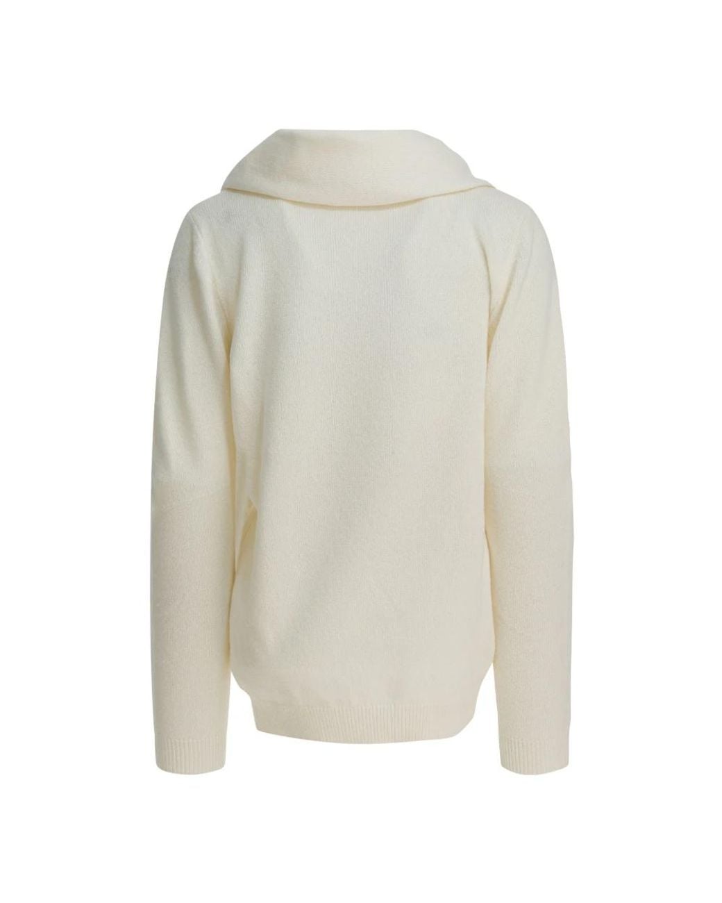 Sandbeige White Turtlenecks