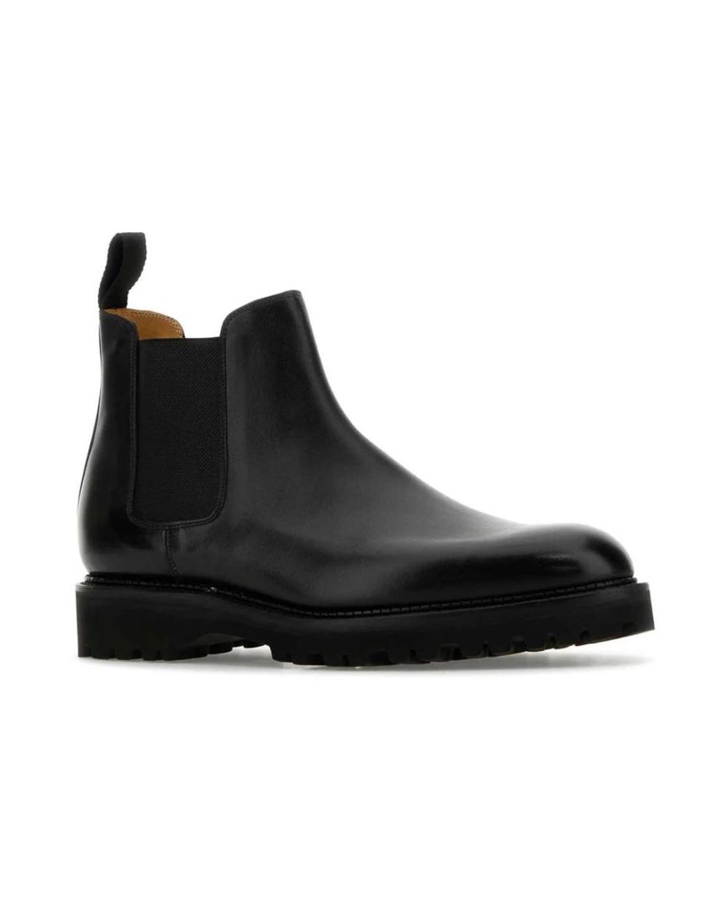 John Lobb Black Chelsea Boots for men