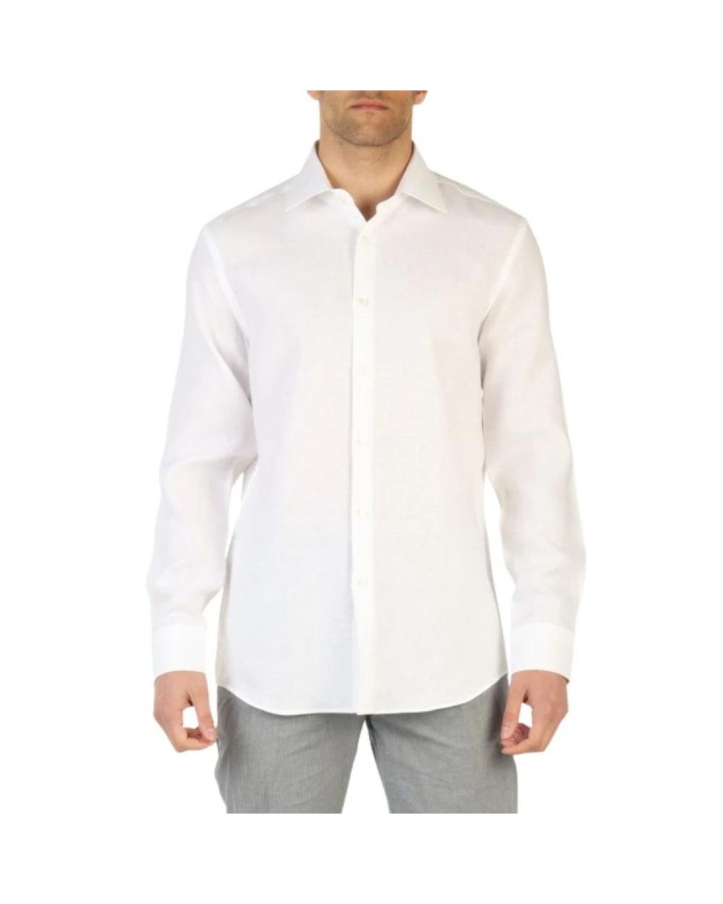 Boss White Formal Shirts for men
