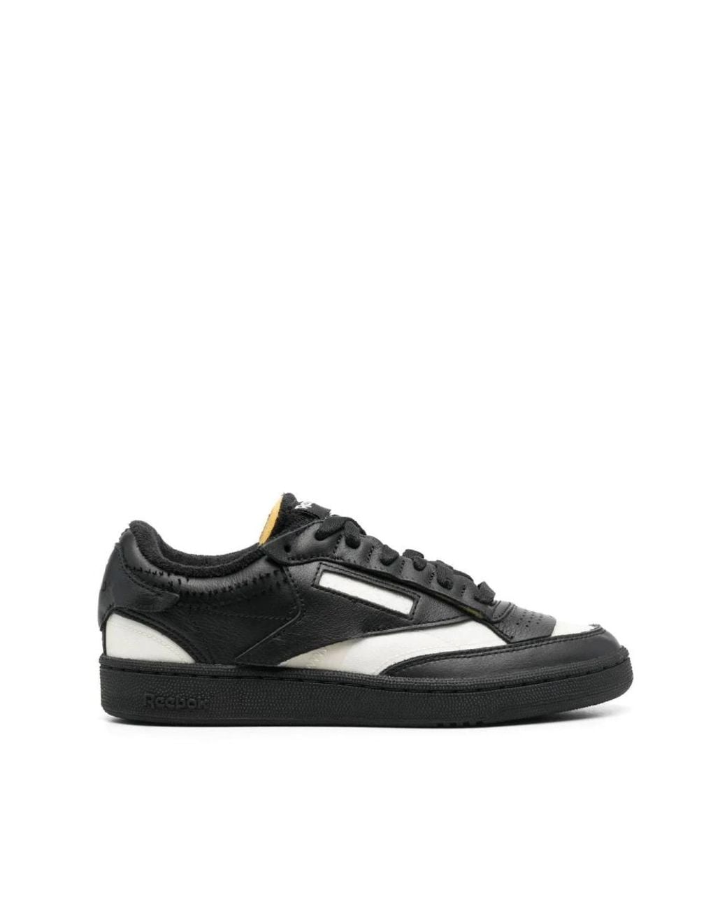 Maison Margiela Black Leather Sneakers