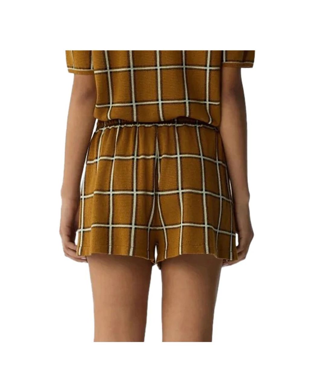 Guest In Residence Brown Short Shorts