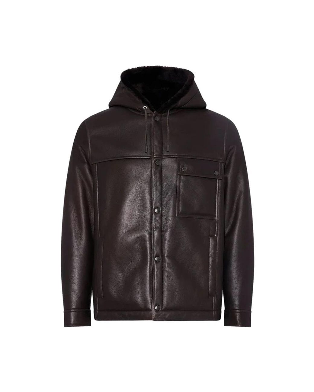 Yves Salomon Black Faux Fur & Shearling Jackets for men