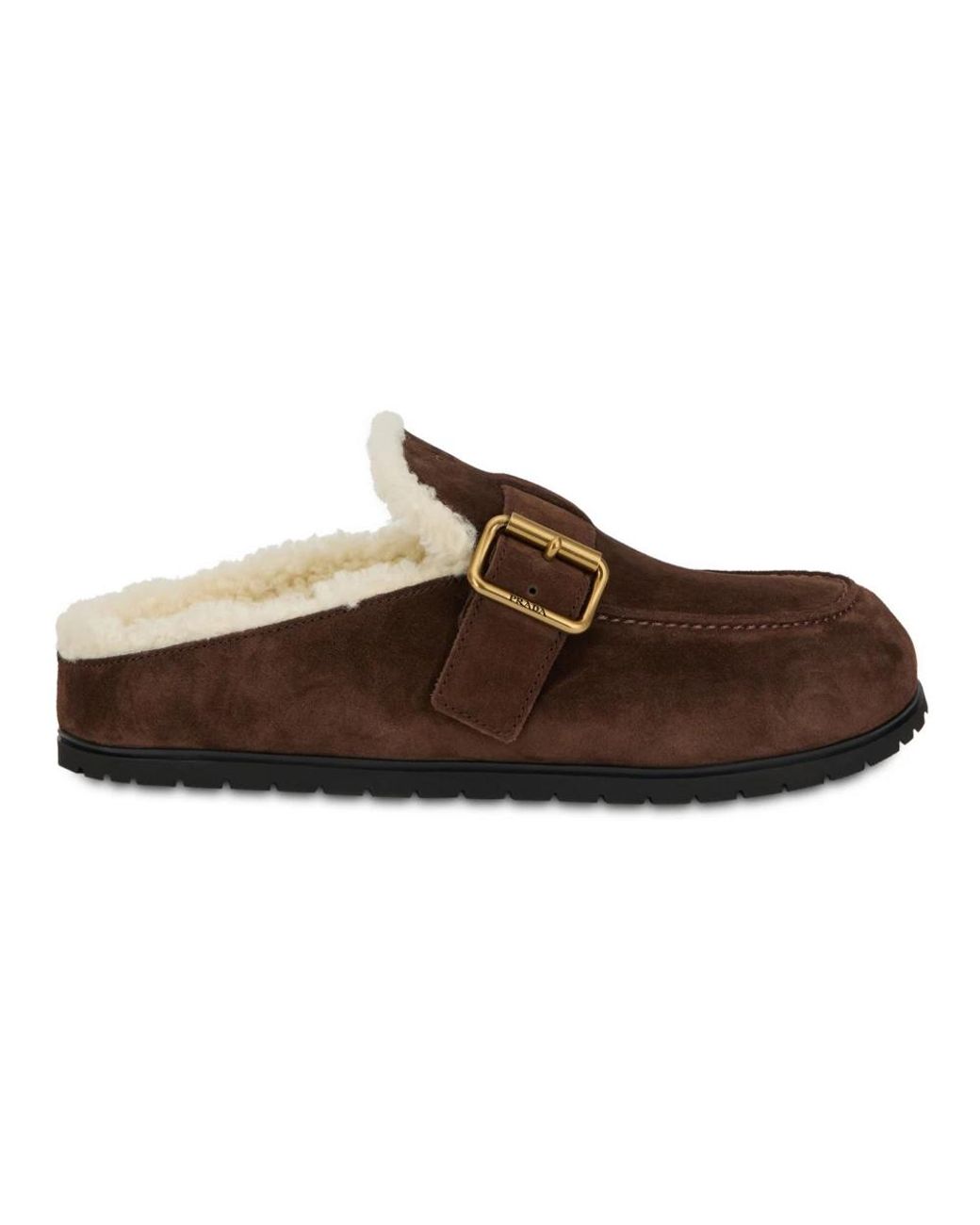 Slippers Prada de color Brown
