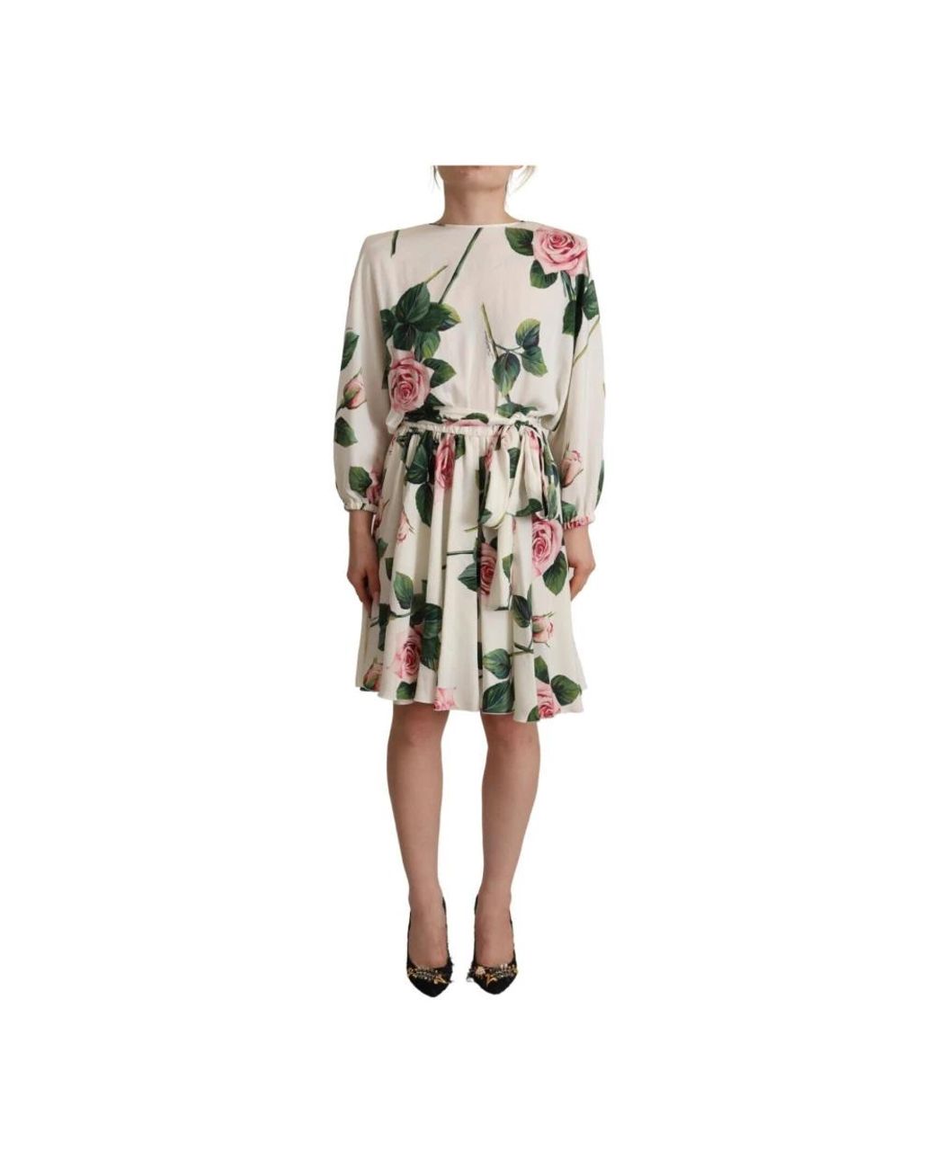 Dolce & Gabbana White Short Dresses