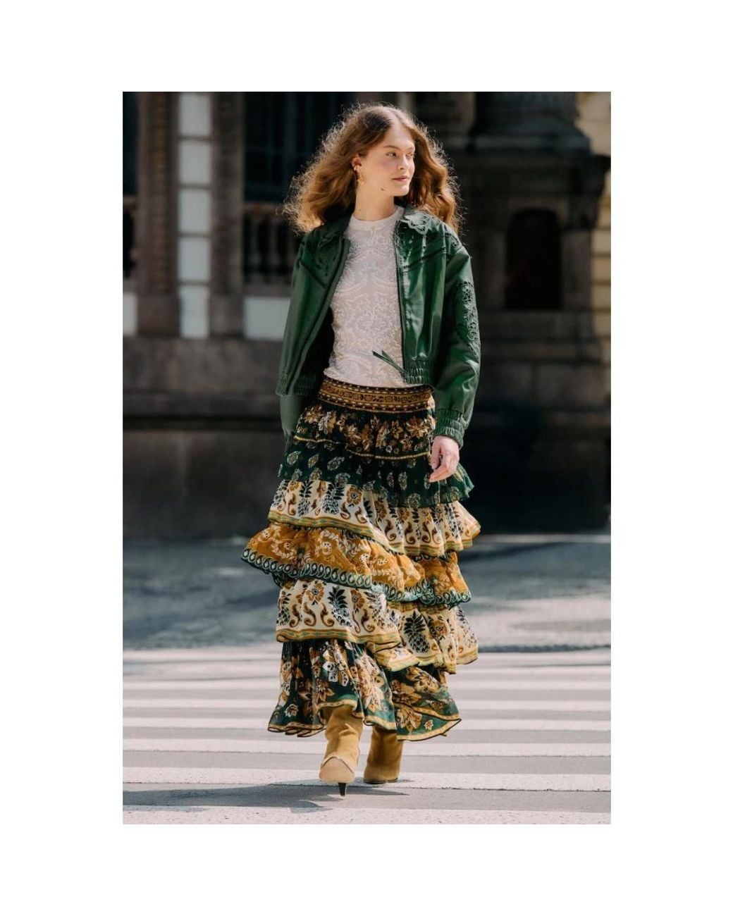 Farm Rio Green Maxi Skirts