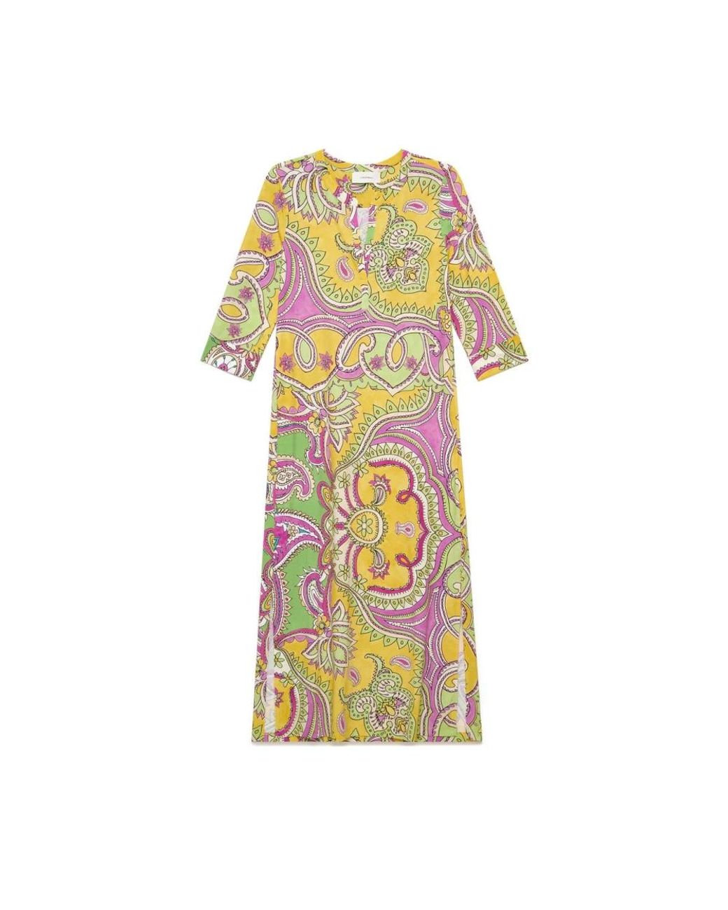 Maliparmi Yellow Midi Dresses
